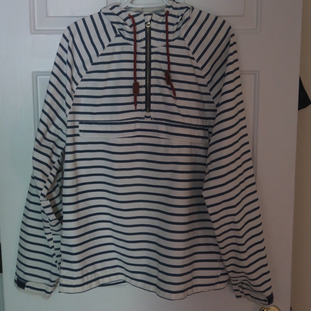 Old Navy Half-Zip Rain Jacket w/Mesh Front Pouch